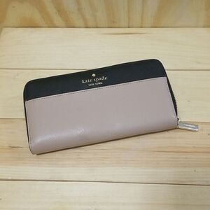 Kate Spade Madison Colorblock Saffiano Leather Large Slim Bifold Wallet